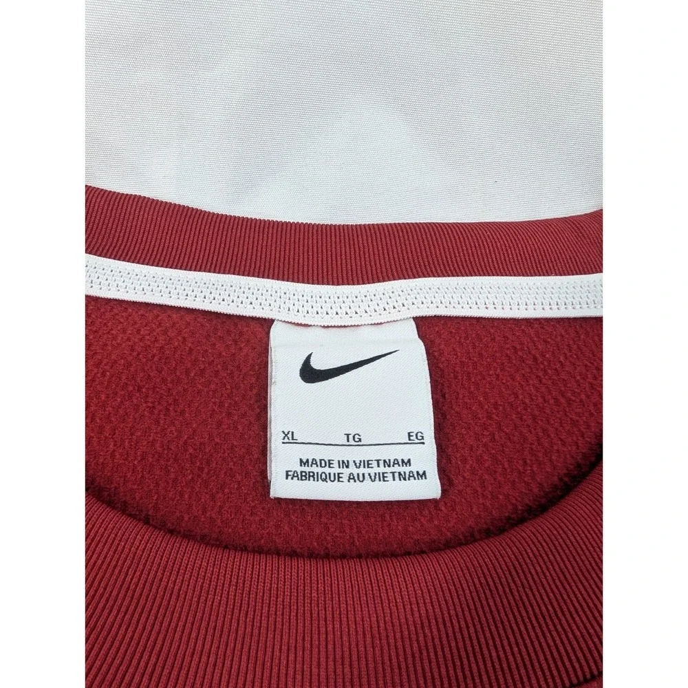 Nike Swoosh Thermal Shirt Mens XL Waffle Knit Fleece Oklahoma Sooners Soccer Men